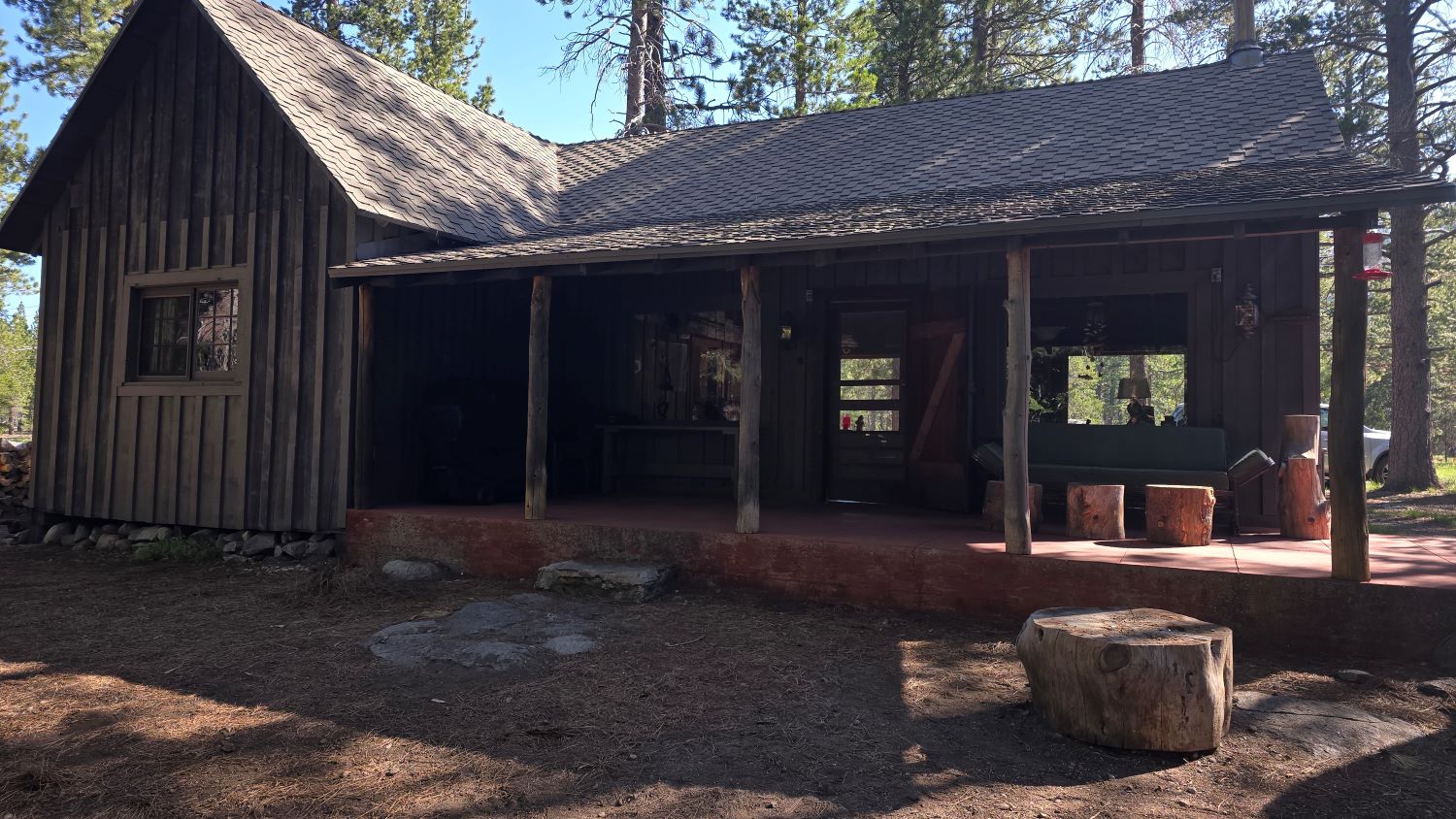 Brink-Kennedy Cabin - River-Facing Side